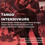 Tangounterricht und Practica mit Helena Strbac und Henning Klose