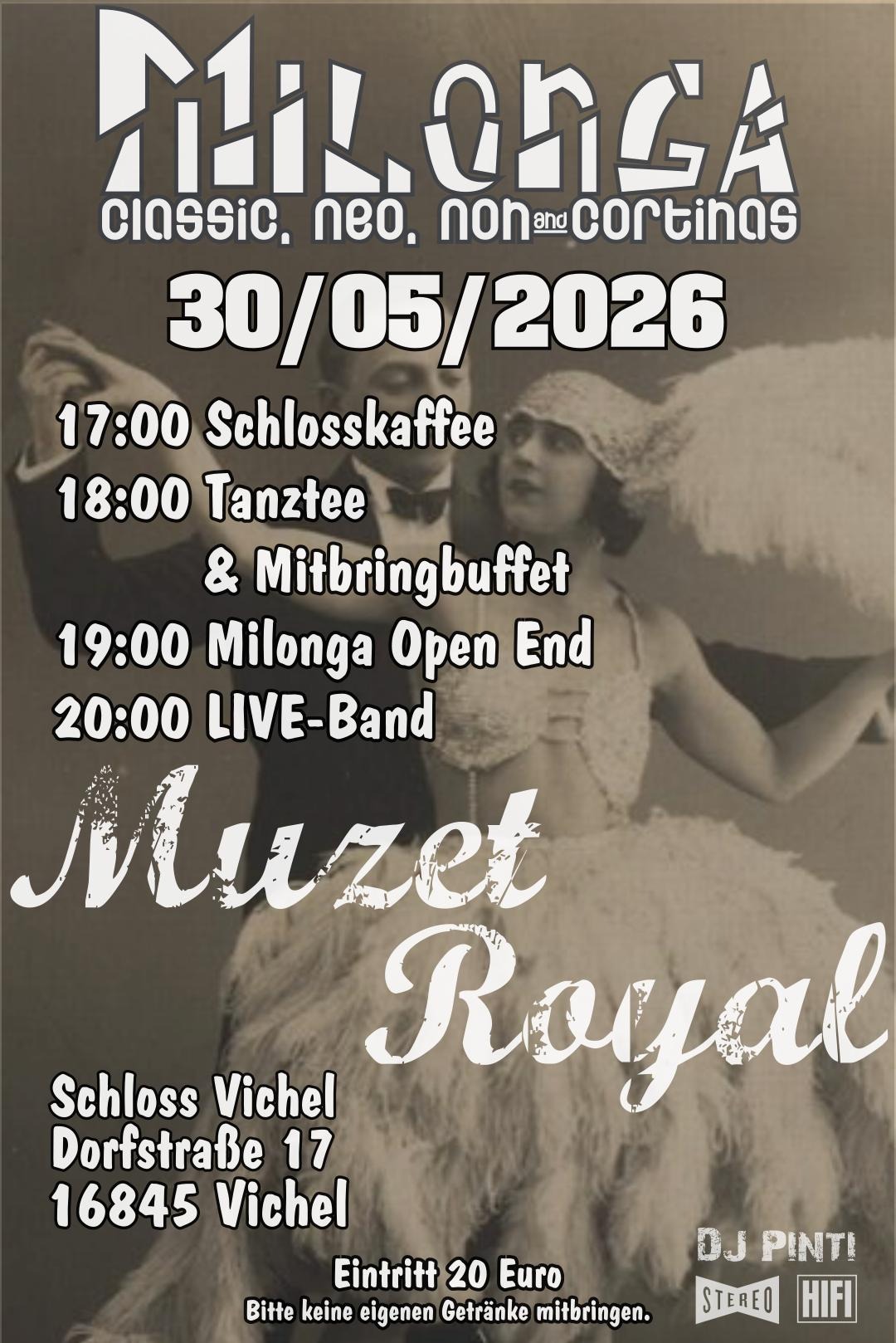 Schlosstanz Vichel und LIVE-Band Muzet Royal