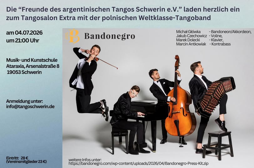 Tangosalon Extra mit Bandonegro