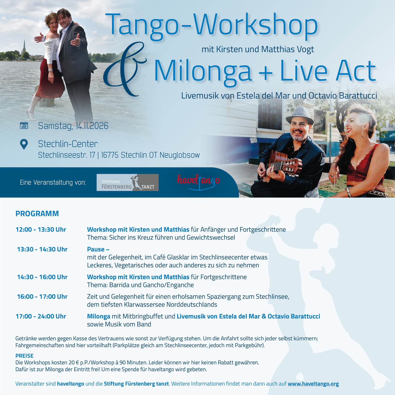 Tango-Herbst am schönen Stechlinsee